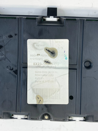 2009 JAGUAR XF INSTRUMENT CLUSTER SPEEDOMETER GAUGES 138K MILES 6W8F-10894-A OEM