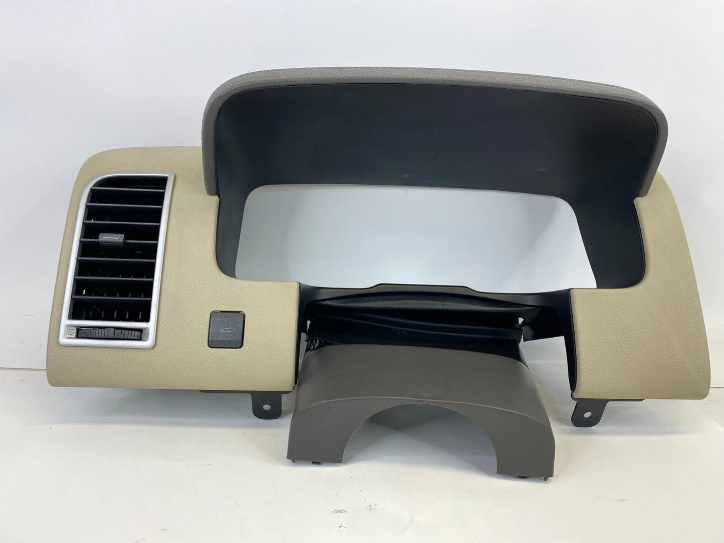 07-10 LINCOLN MKX DASH CLUSTER BEZEL W/ UPPER STEERING COLUMN COVER TRIM OEM