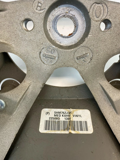 2005-2007 JEEP GRAND CHEROKEE STEERING WHEEL MED KHAKI VINYL 5HM76ZJ3AC