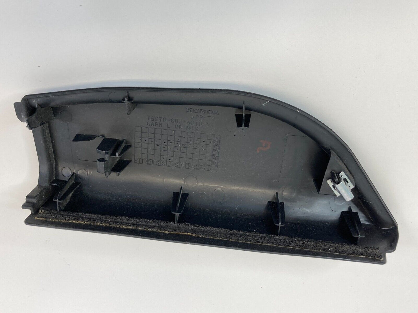 05-10 Honda Odyssey Front Left Side Inner Mirror Corner Cover Trim 76270-SHJ-A01