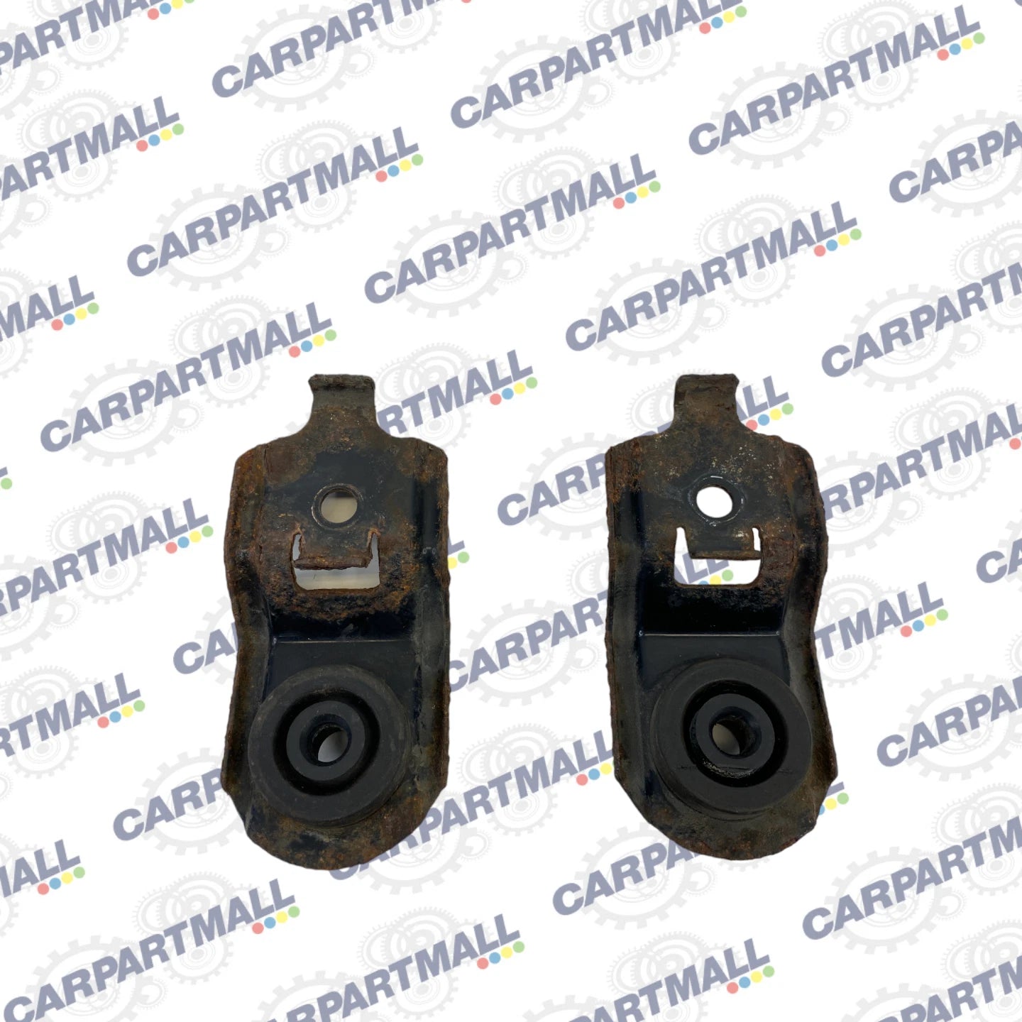 2004-2008 SUBARU FORESTER UPPER RADIATOR SUPPORT BRACKET PAIR SET ASSEMBLY