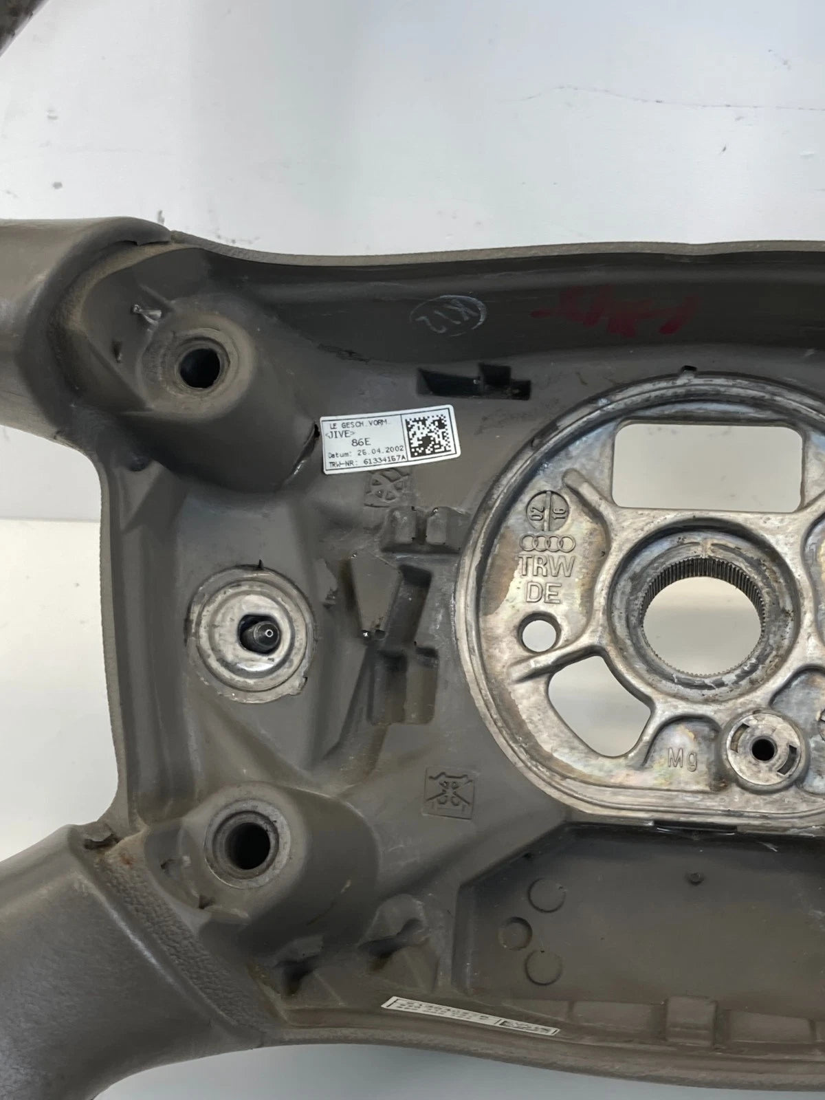 2002-2004 AUDI A6 QUATTRO 3.0L V6 SEDAN STEERING WHEEL ASSEMBLY OEM