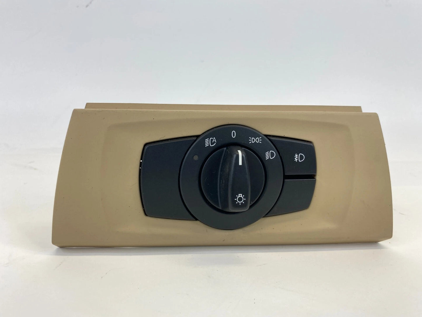 2007 2008 BMW 328I 328XI FRONT DASH HEADLIGHT FOG SWITCH BEZEL OEM 6-938-864-04