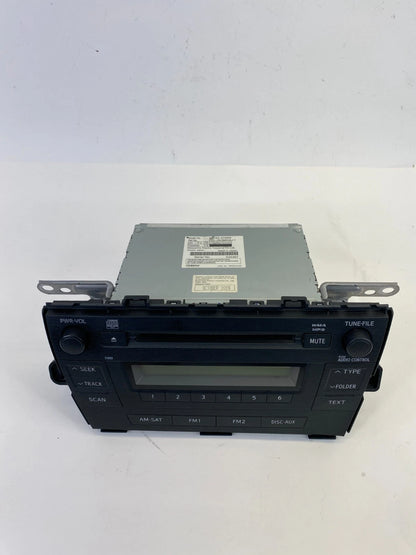2010 2011 TOYOTA PRIUS RADIO RECEIVER CD DISC PLAYER MP3 WMA UNIT 8612047290 OEM