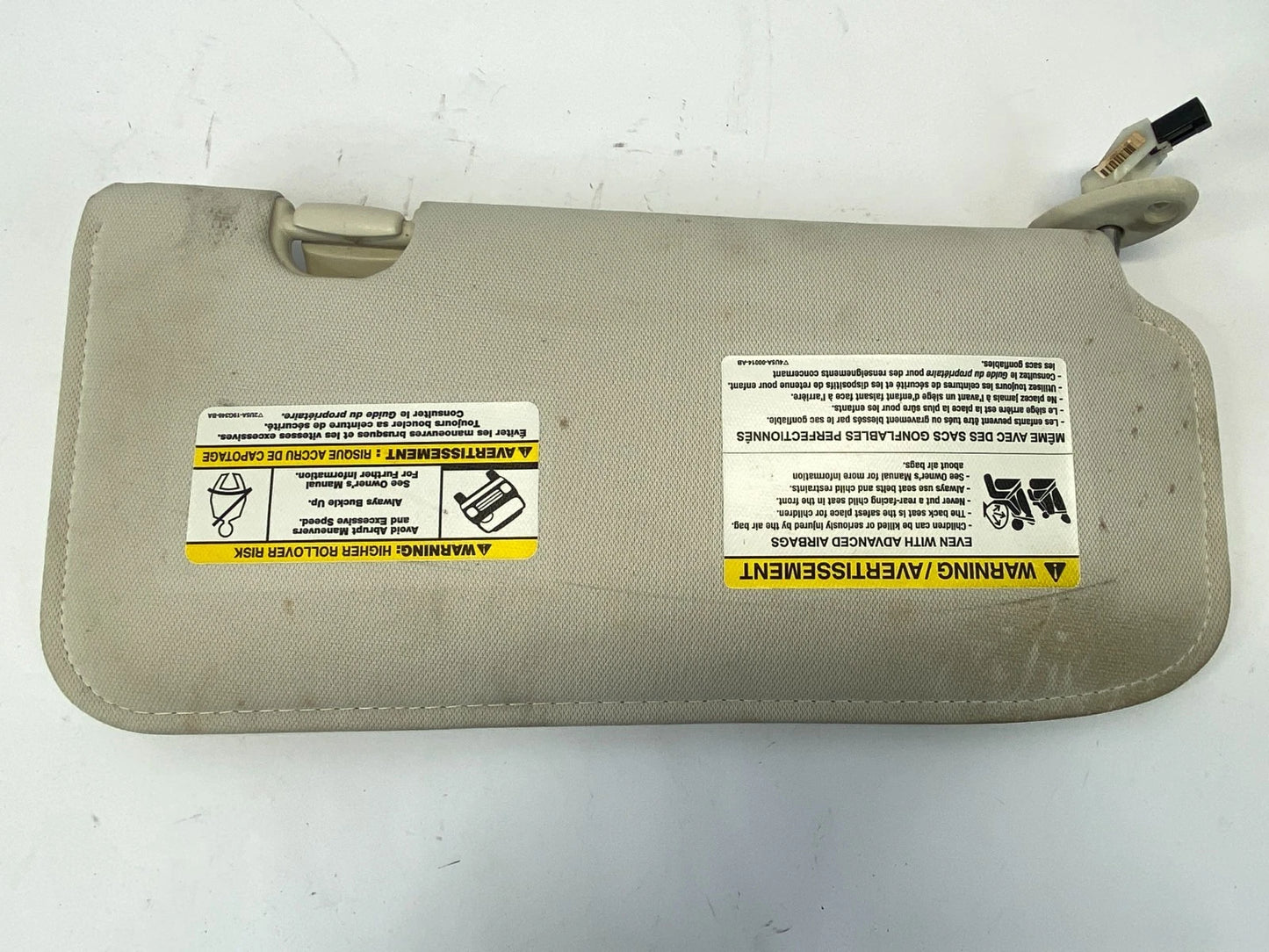 2008 2009 FORD ESCAPE MERCURY MARINER LEFT & RIGHT SUN VISOR SUNVISOR SET OEM