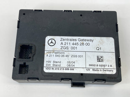 2006 Mercedes-Benz CLS500 Central Gateway Control Module Unit 211-445-26-00 OEM