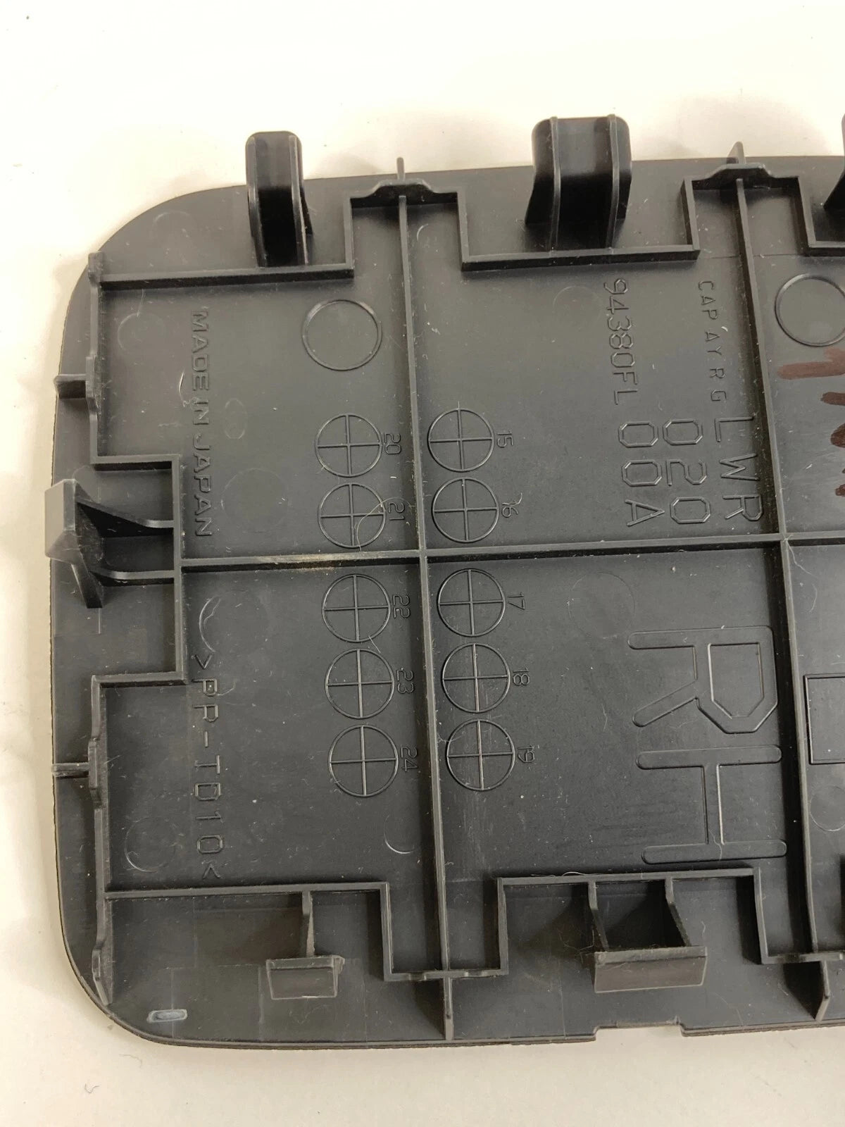 17-23 SUBARU IMPREZA REAR INTERIOR TRUNK RIGHT SIDE TRIM PANEL CAP 94380FL00A