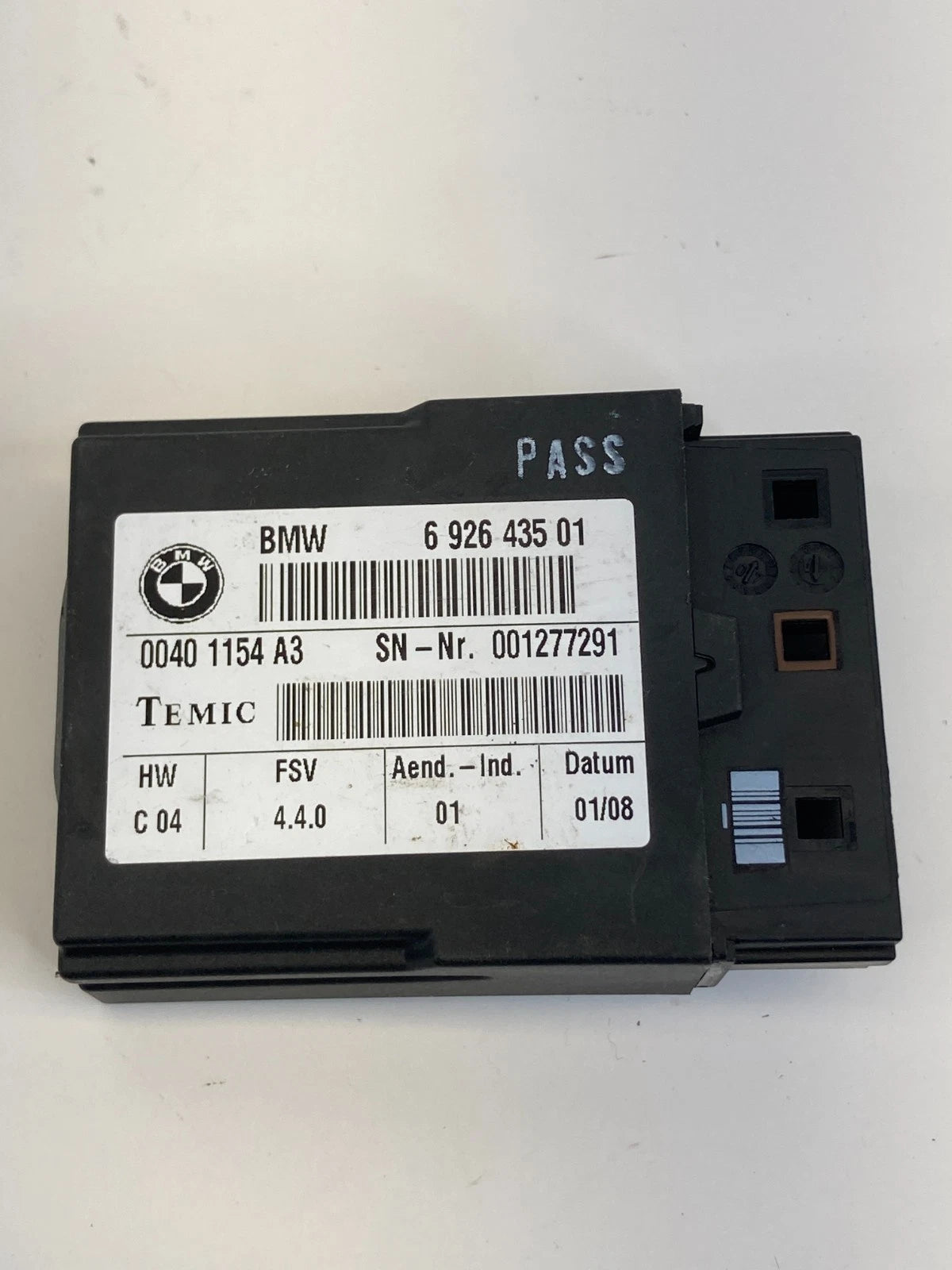 07 08 BMW 328xi Front Side Seat Computer Control Module Unit 692643501 OEM