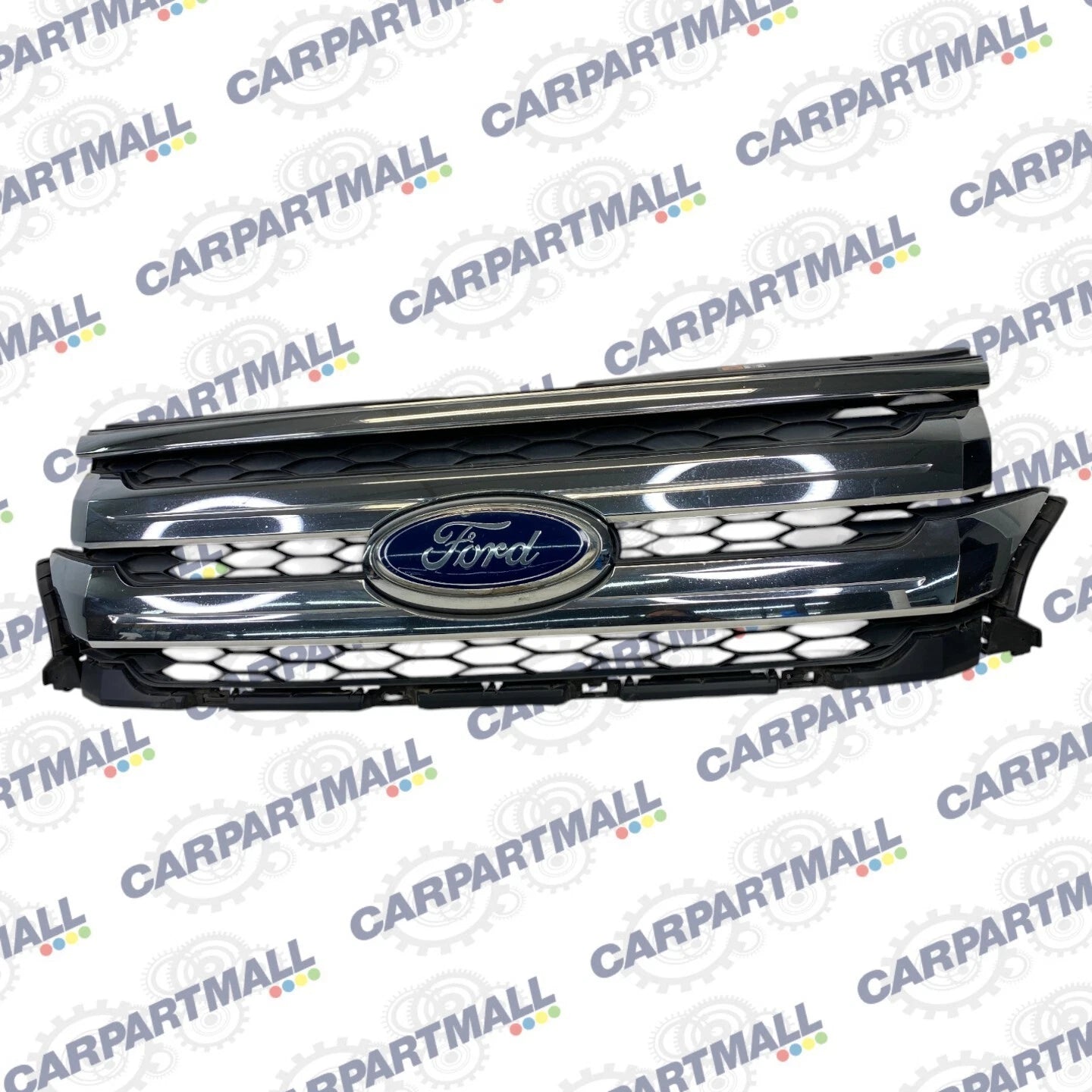 2011-2014 FORD EDGE BUMPER FRONT UPPER CHROME GRILL GRILLE TRIM BT43-8A164-ADW