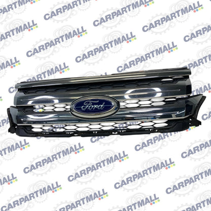 2011-2014 FORD EDGE BUMPER FRONT UPPER CHROME GRILL GRILLE TRIM BT43-8A164-ADW