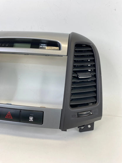 10-12 Hyundai Santa Fe Dash Radio Clock Climate Control Trim Bezel 94520-2B000
