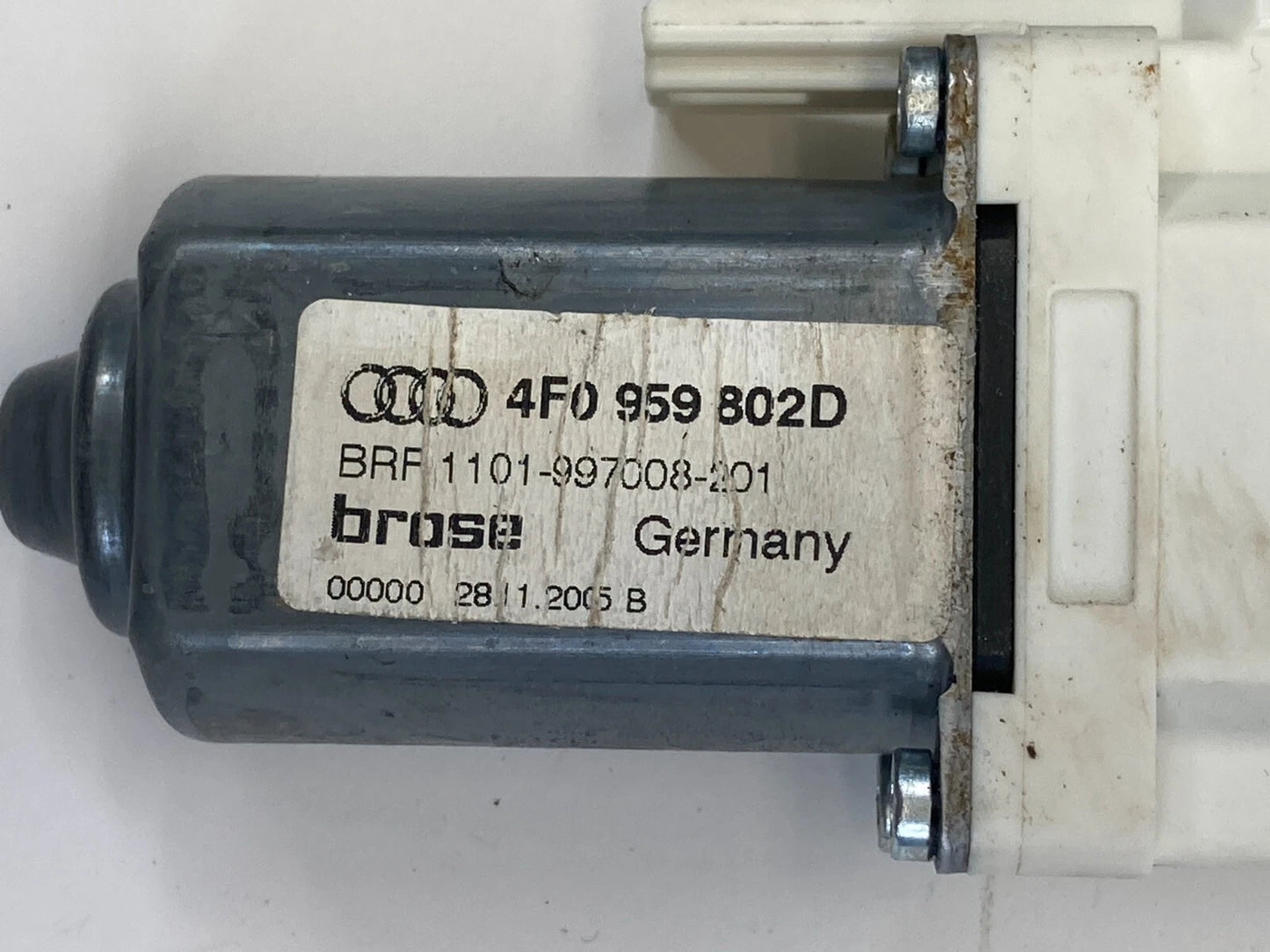 2006-2009 AUDI A6 QUATTRO FRONT RIGHT SIDE DOOR POWER WINDOW MOTOR 4F0-959-802D