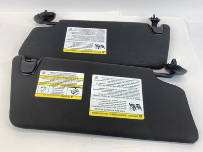 2011-2015 FORD EXPLORER INTERCEPTOR UTILITY LEFT & RIGHT SUN VISOR SET W CLIPS