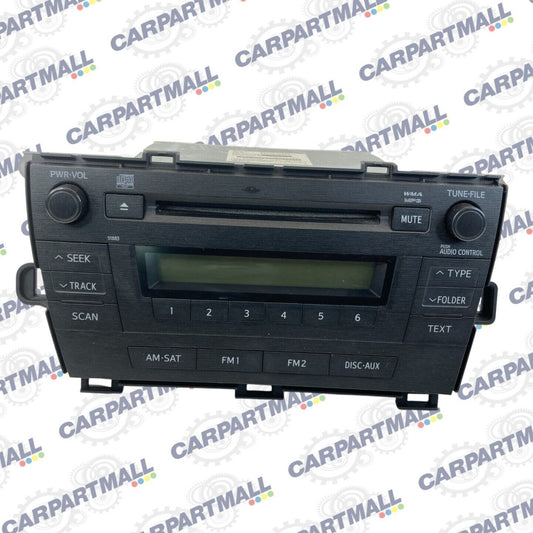 2010 2011 Toyota Prius Radio Receiver AM/FM CD Disc Player MP3 WMA 86120-47290