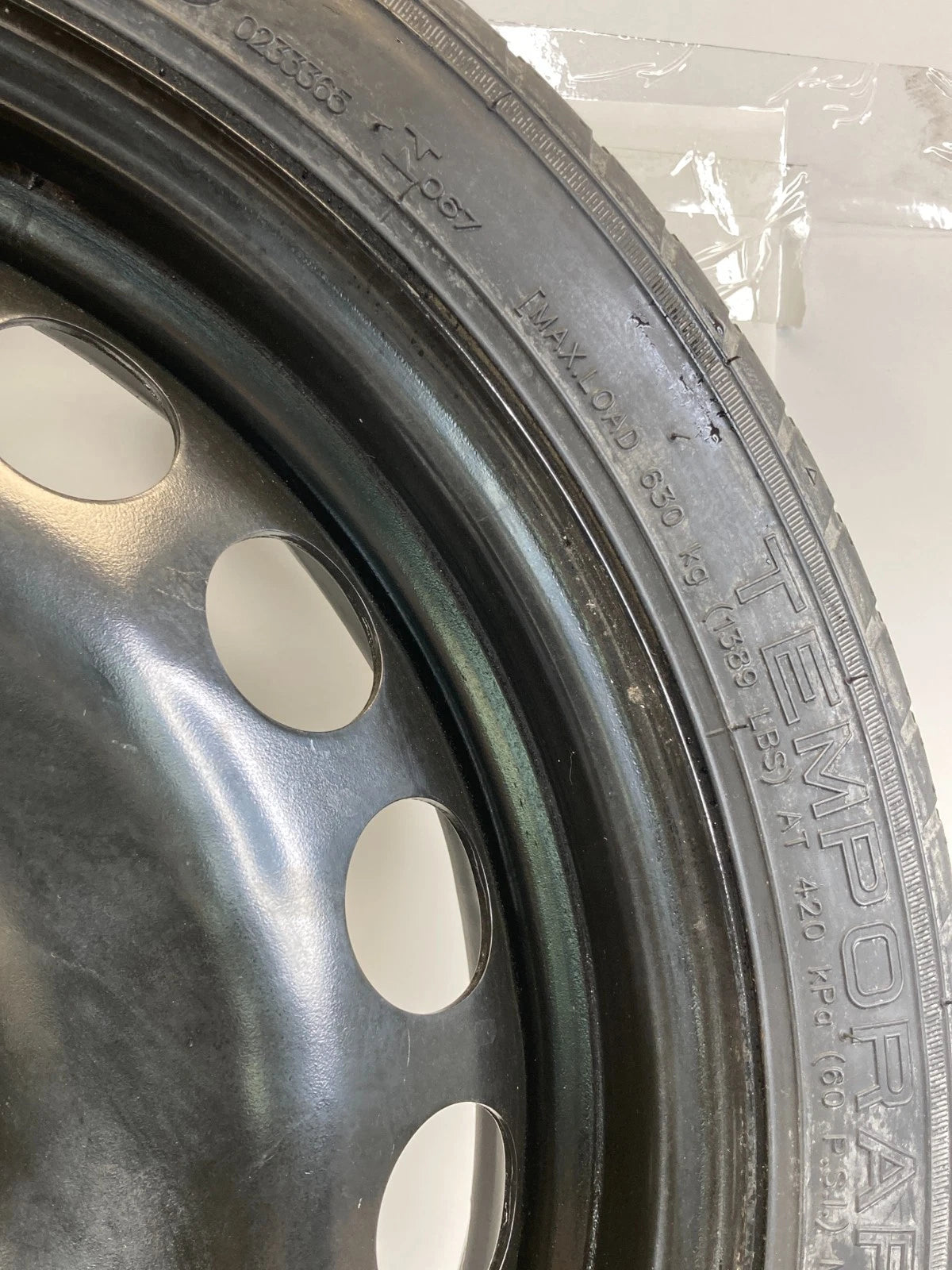 11-16 CHEVROLET CRUZE EMERGENCY SPARE TIRE WHEEL COMPACT DONUT T115/70R16 92M