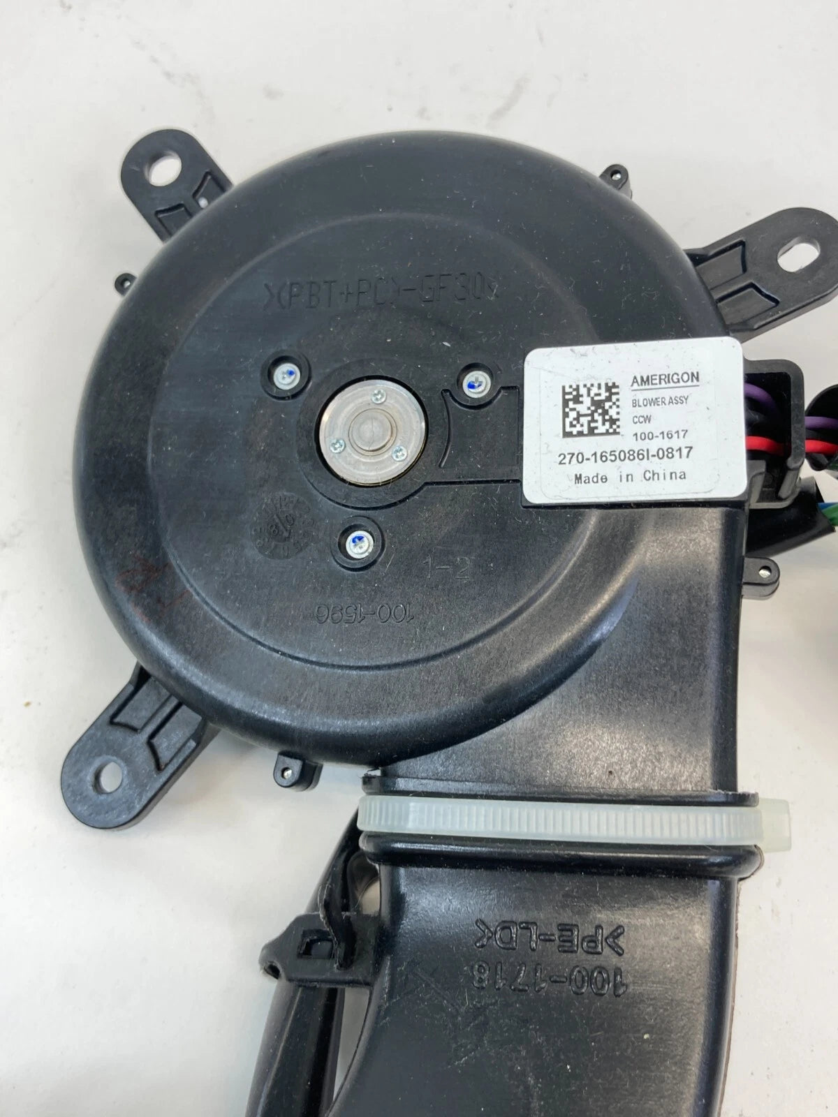 09-15 JAGUAR XF FRONT RIGHT PASSENGER SEAT LOWER BLOWER MOTOR FAN L0096111-AC02