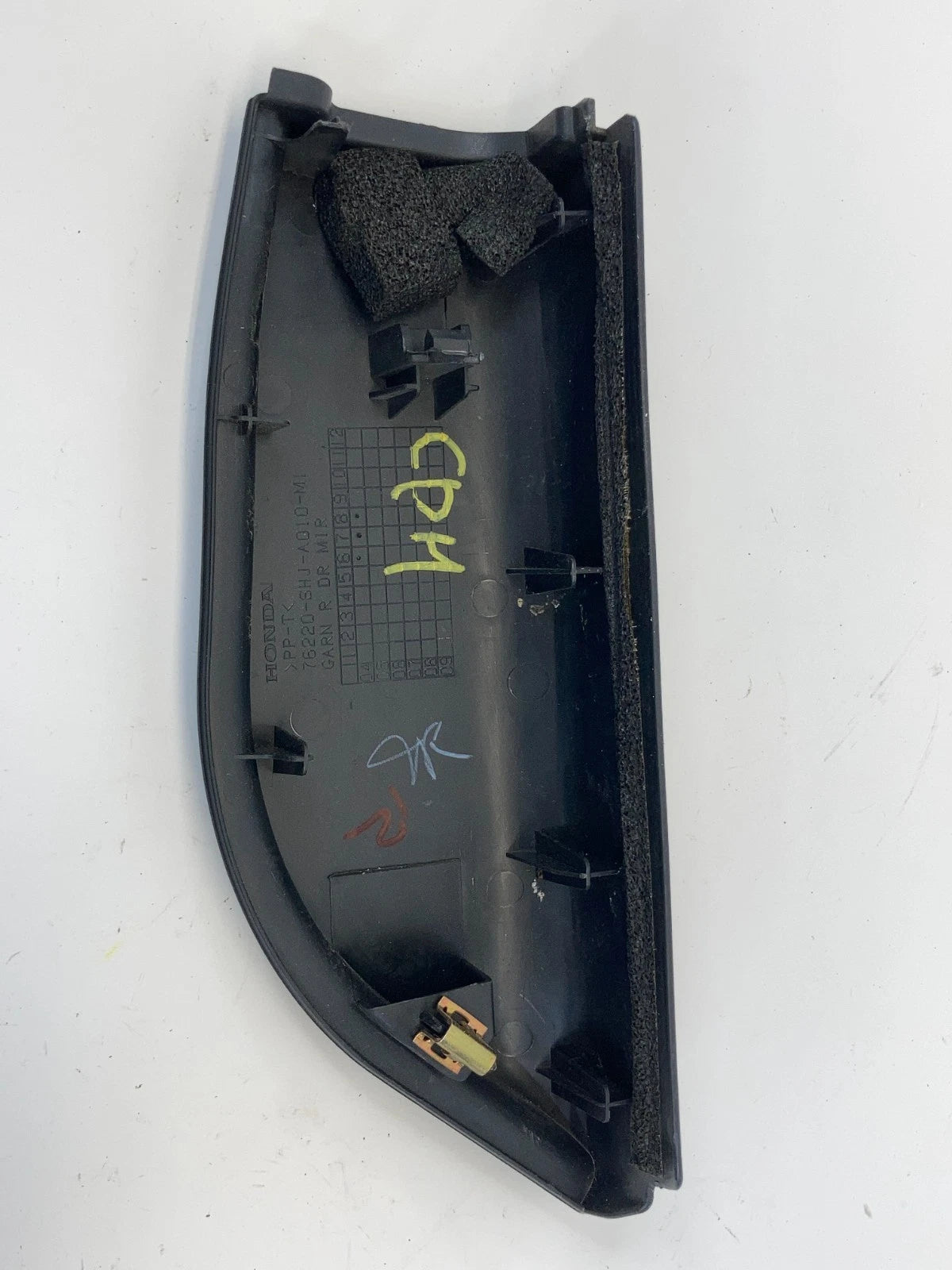 05-10 HONDA ODYSSEY FRONT RIGHT INTERIOR CORNER COVER MIRROR 76220-SHJ-A010 OEM