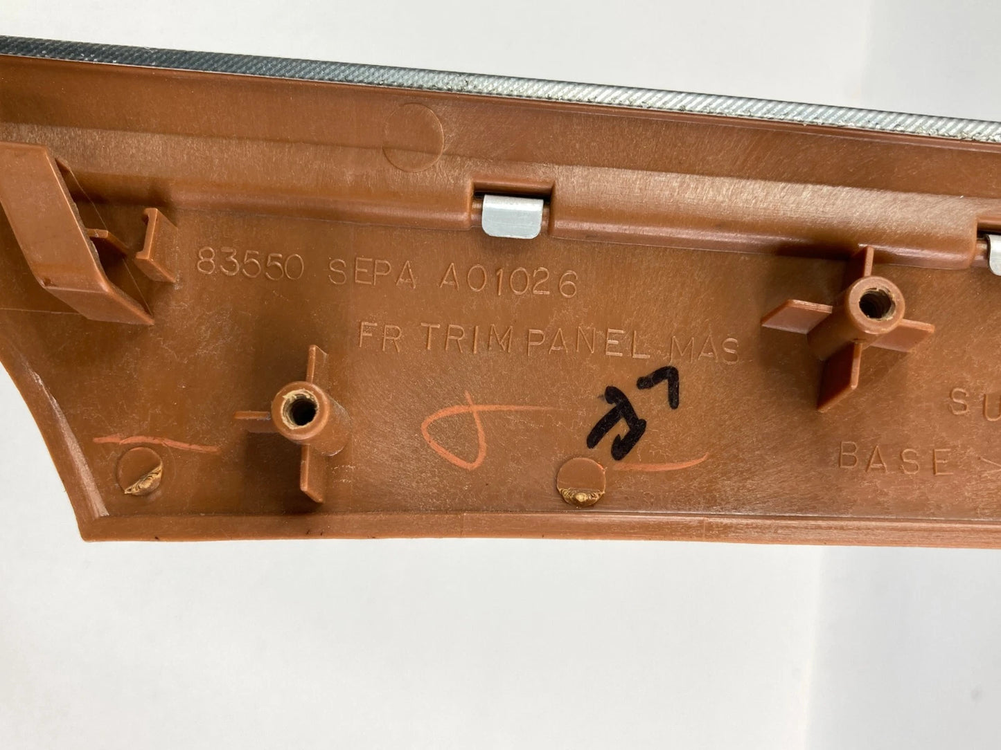 04-08 ACURA TL FRONT LEFT INTERIOR DOOR MOLDING TRIM PANEL 83550-SEPA-A01026 OEM