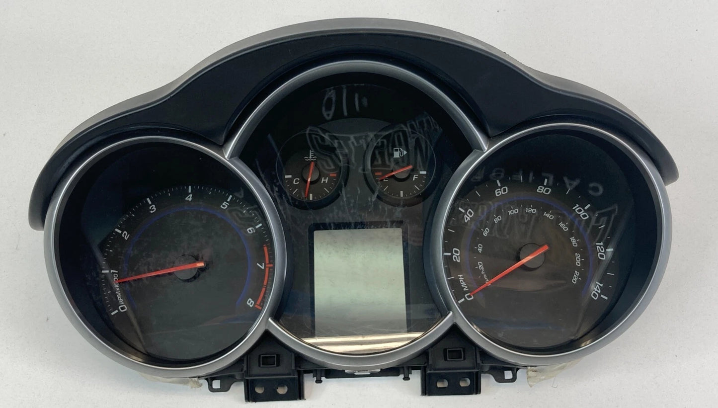 2011 CHEVY CRUZE 1.8L AT INSTRUMENT CLUSTER GAUGES SPEEDOMETER 95018203 114K