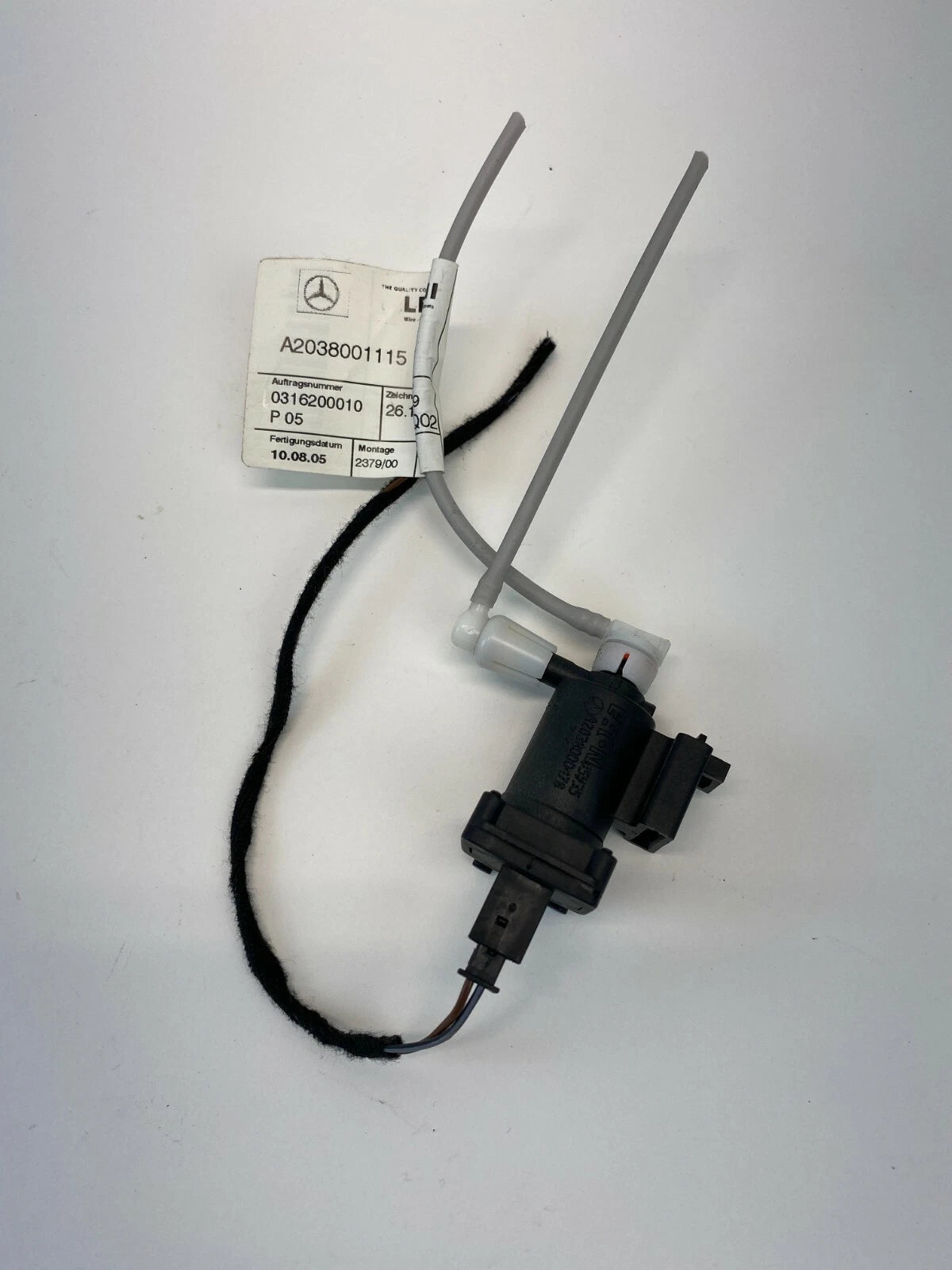 2006 2007 MERCEDES-BENZ C 280 EXHAUST CHANGE OVER VALVE SENSOR A2038000178