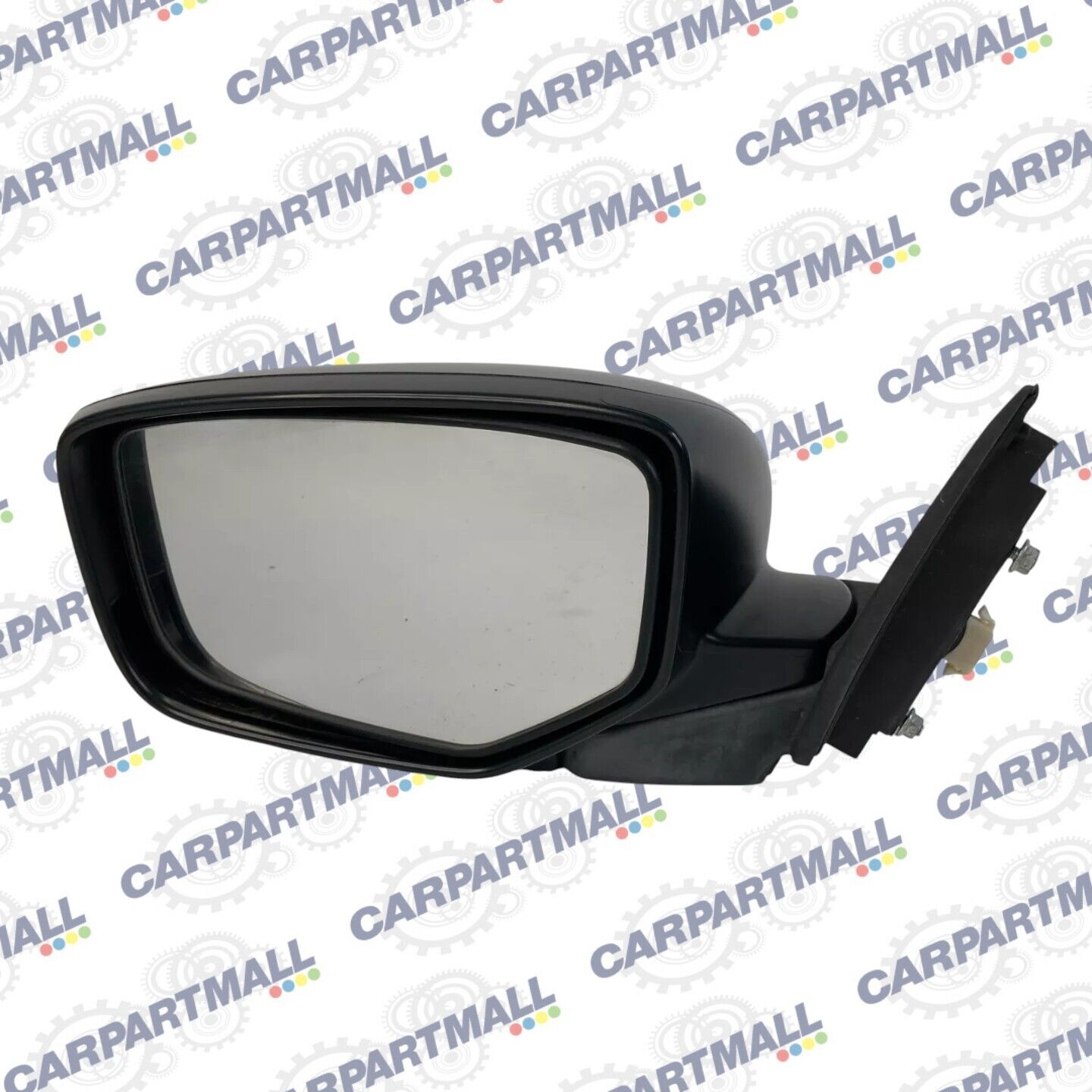 08-12 Accord Coupe EX-L Left Driver Side View Power Door Mirror NH737M Polished