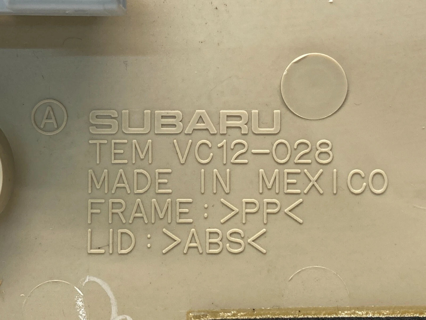 2006 2007 SUBARU B9 TRIBECA OVERHEAD CONSOLE DOME MAP LIGHT SUNROOF SWITCH OEM
