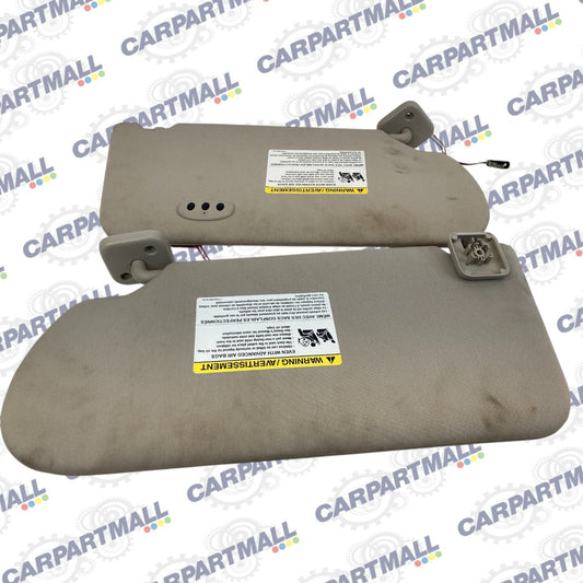 2009-2012 Ford Flex Left & Right Side Sunvisor Sun Visor Shade Set Pair OEM