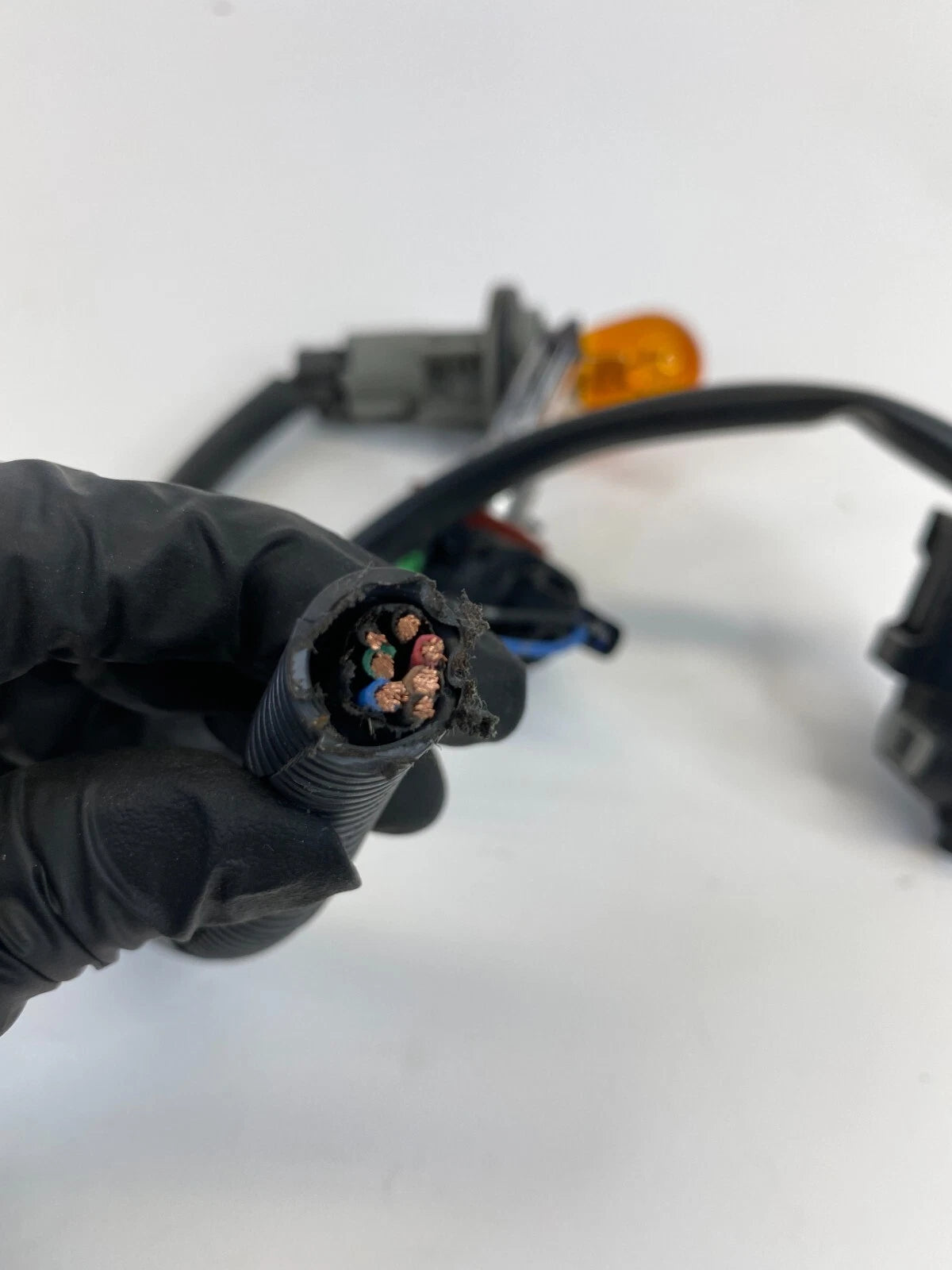 2014 2015 NISSAN ROGUE SELECT HEADLIGHT WIRING HARNESS BULB SOCKET OEM FACTORY