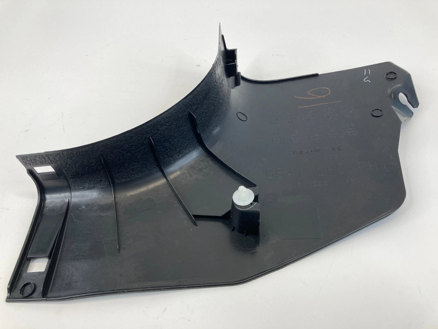 08-10 MITSUBISHI LANCER RIGHT PASSENGER SIDE COWL KICK PANEL TRIM COVER 7217A032