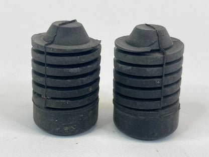 1998-2002 TOYOTA COROLLA FRONT HOOD BUMPER RUBBER ADJUSTMENT PAIR SET OEM