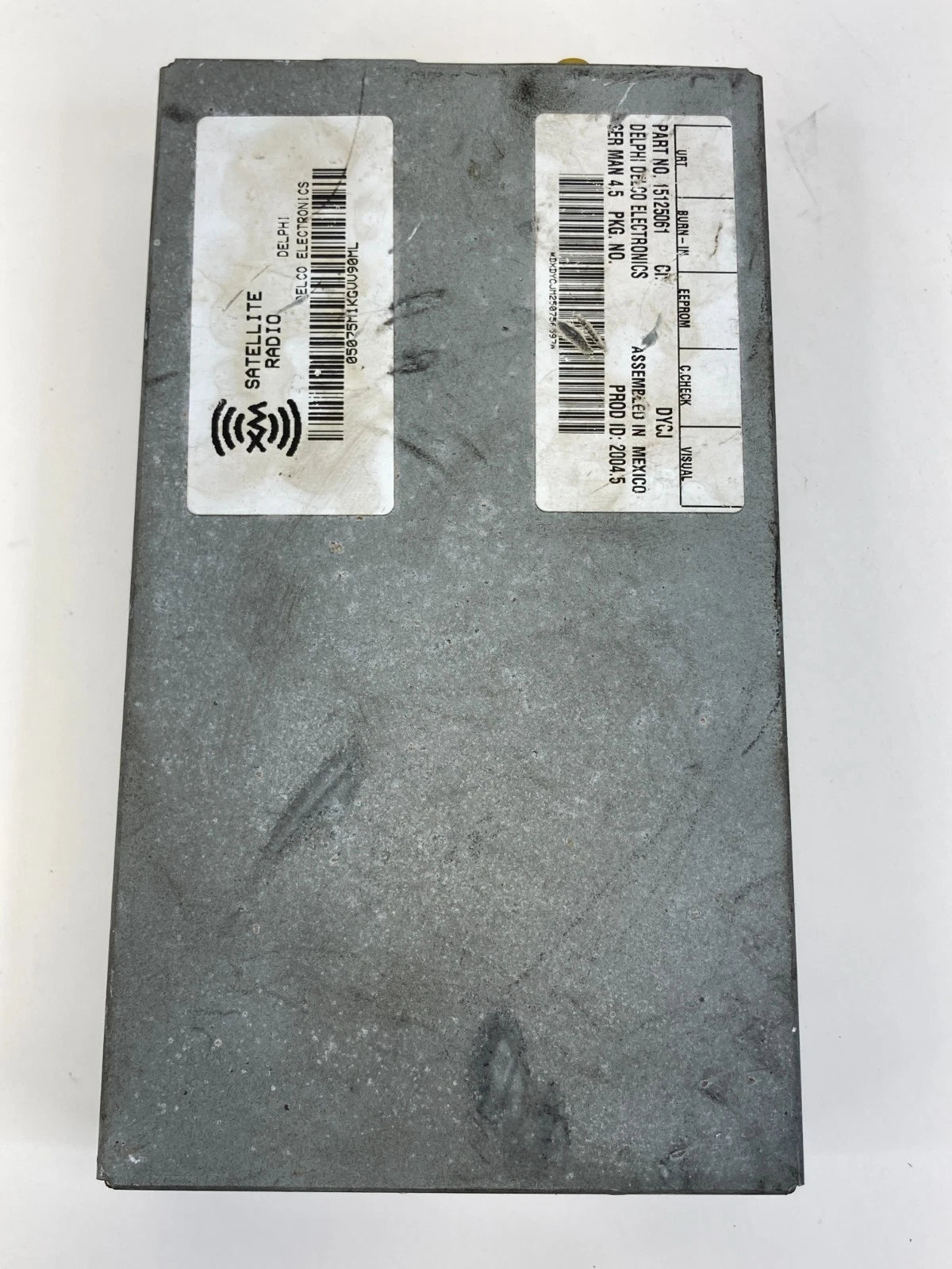 2004 2005 CHEVROLET TRAILBLAZER XM SATELLITE RADIO RECEIVER MODULE 15125061 OEM