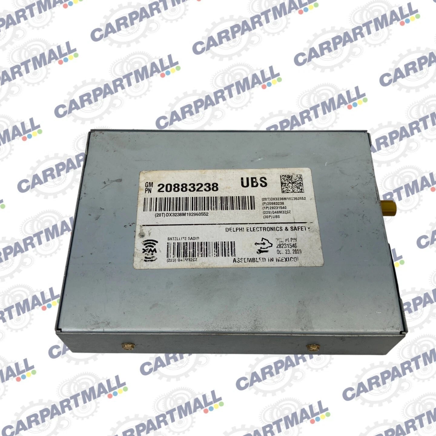2009-2012 BUICK ENCLAVE SATELLITE RADIO RECEIVER MODULE UNIT 20883238 OEM