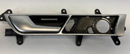 2006-2011 Audi A6 Front Left Side Interior Door Handle w/ Bezel 4F0837019C OEM