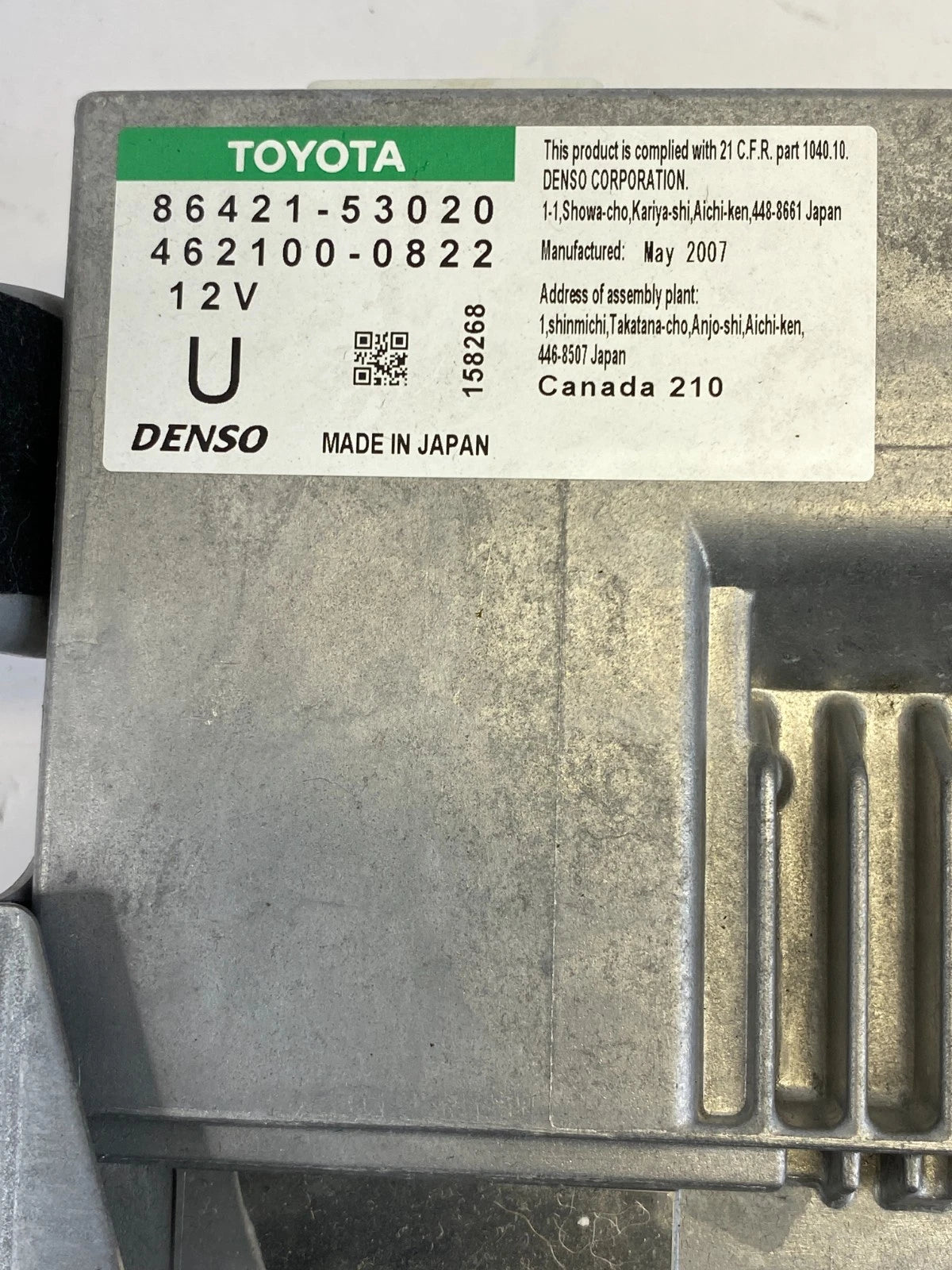 2007 LEXUS GS350 GPS NAVIGATION CONTROL MODULE 86421-53020 OEM