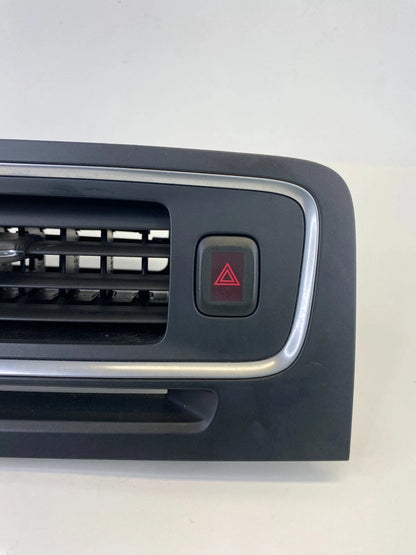 2011-2018 VOLVO S60 CENTER DASH AC AIR VENT GRILLE DUCT W/ HAZARD SWITCH OEM