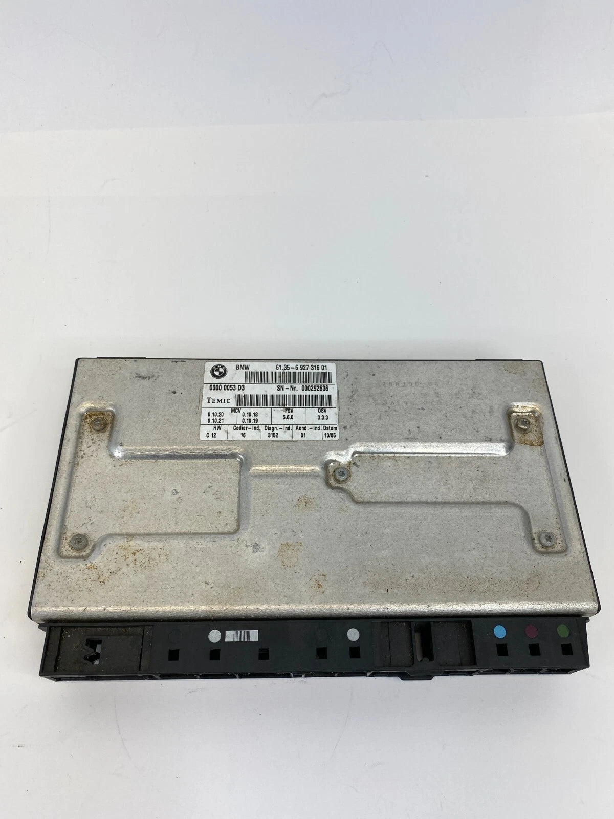 2004-2007 BMW 530I 3.0L FRONT RIGHT PASSENGER SEAT CONTROL MODULE 6135-6927316