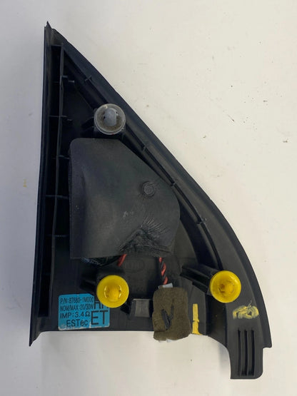 10-13 KIA FORTE FRONT RIGHT PASSENGER DOOR TWEETER SPEAKER COVER OEM 87660-1M000