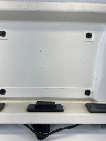 1995-1998 JEEP GRAND CHEROKE REAR TRUNK LICENSE PLATE HOLDER GARNISH MOLDING OEM