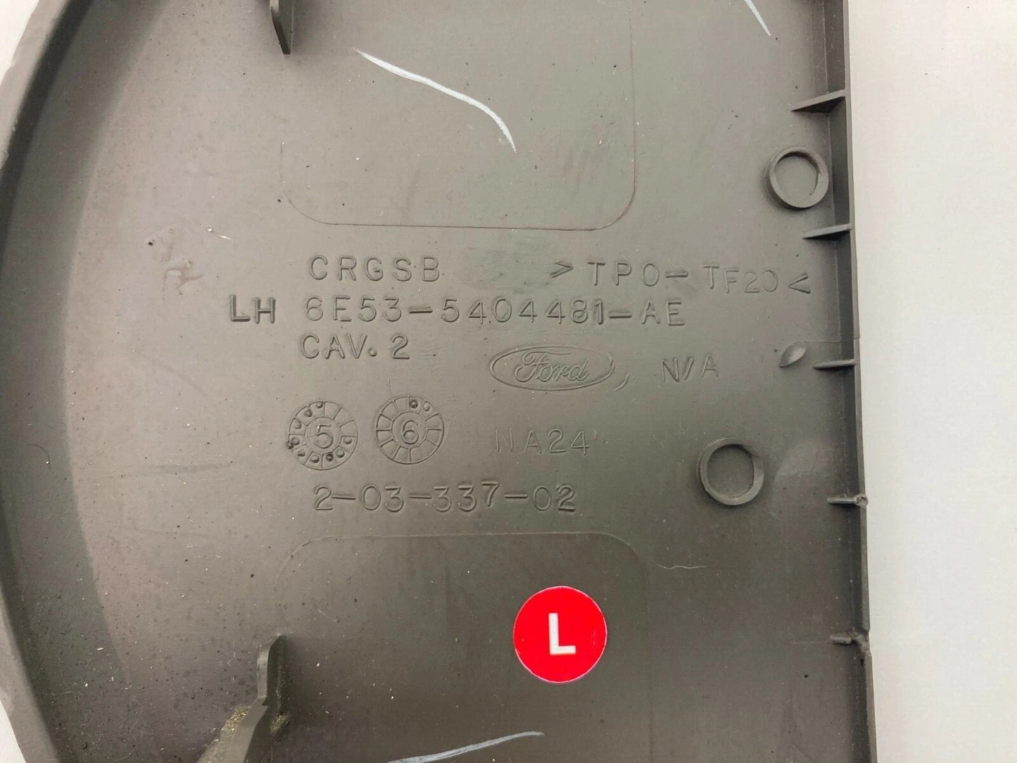 06-12 FORD FUSION FRONT DASH LEFT SIDE END CAP COVER LID TRIM 6E535404481AE OEM