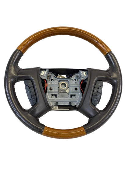 2009 2010 2011 2012 BUICK ENCLAVE STEERING WHEEL W/ WOODGRAIN ASSEMBLY OEM