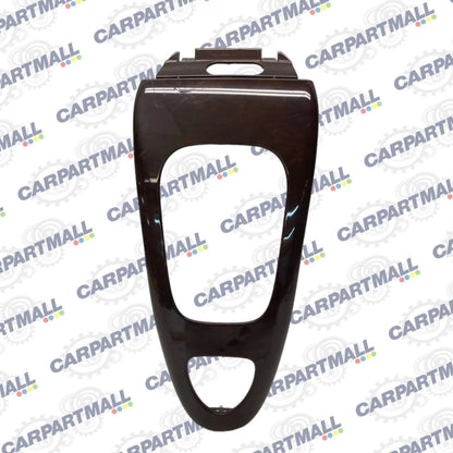 2007-2011 SAAB 9-3 CENTER CONSOLE AT SHIFT SHIFTER COVER PLATE TRIM BEZEL WOOD