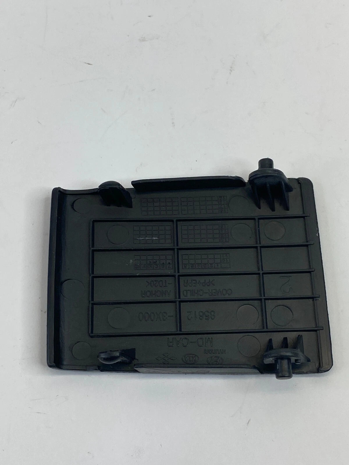 11-13 HYUNDAI ELANTRA REAR SEAT ANCHOR CHILD PLATE COVER TRIM 85612-3X000 OEM