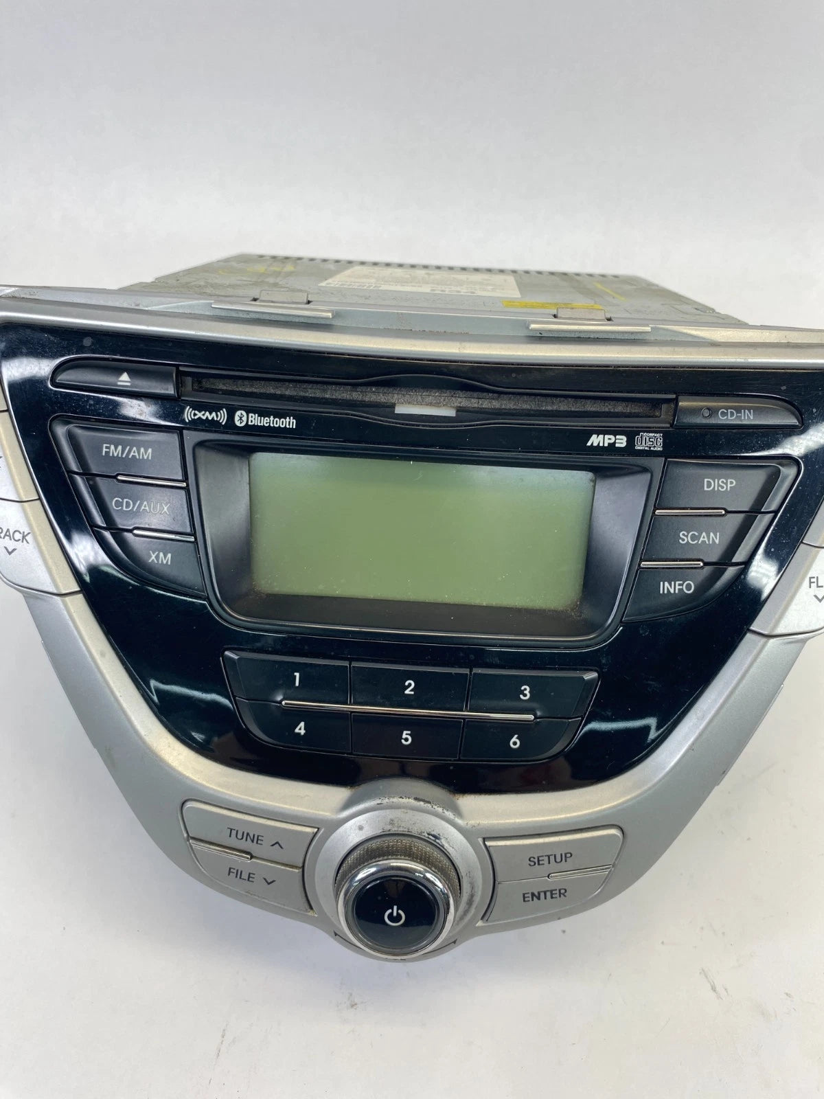 11-13 HYUNDAI ELANTRA RADIO AM/FM RECEIVER MP3 W DISPLAY SCREEN 961703X161BL OEM