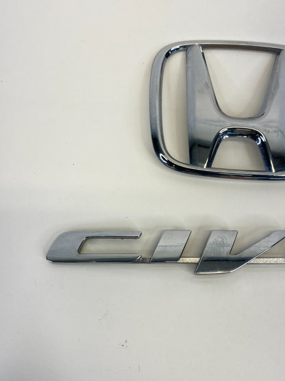 2013-2015 Honda Civic Rear Trunk Lid Emblem Logo Badge Chrome 75701-TR6-0030 OEM