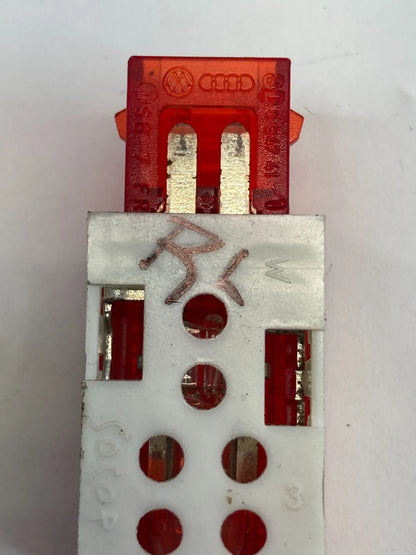 2006-2011 AUDI A6 REAR LEFT SIDE DOOR PANEL WARNING LIGHT LAMP RED OEM