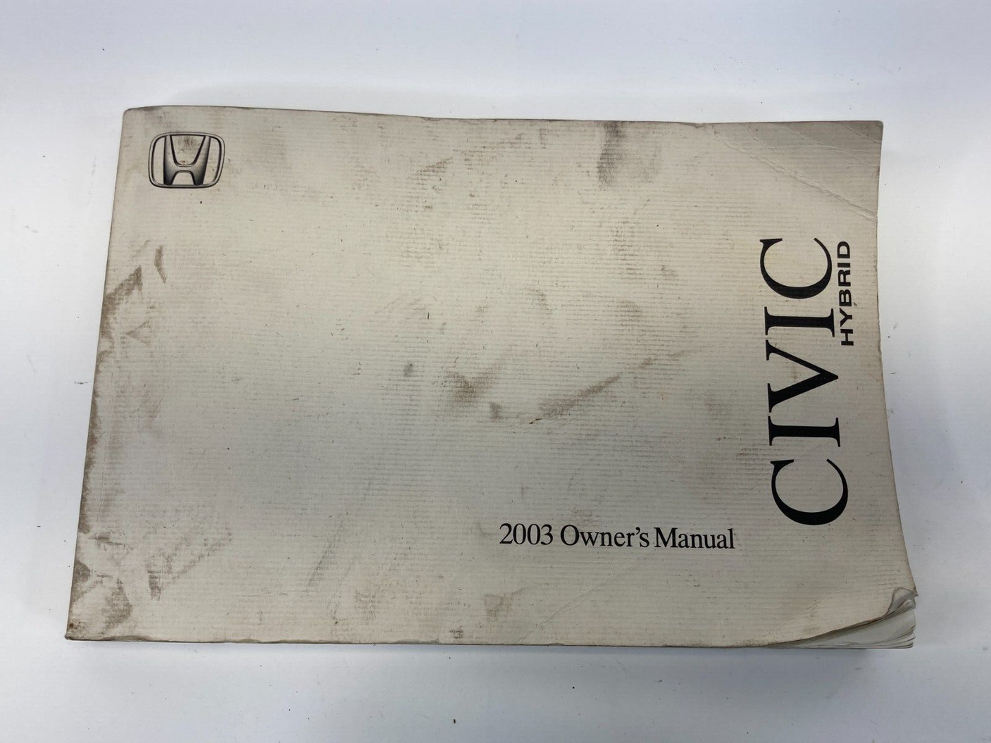 2003 03 Honda Civic Hybrid Owners Manual Guide Book Warranty Information OEM