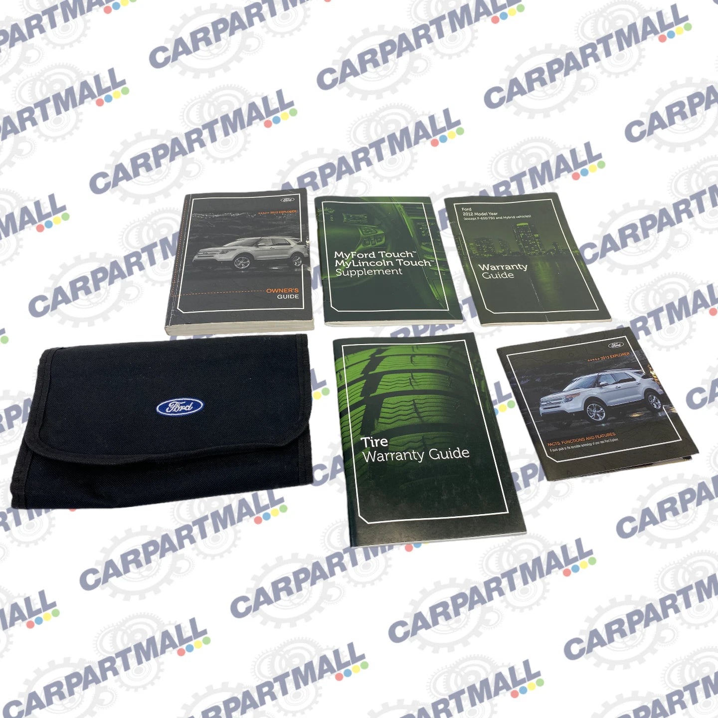 2012 12 FORD EXPLORER OWNERS MANUAL WARRANTY GUIDE BOOK W/ CASE OEM