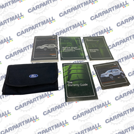 2012 12 FORD EXPLORER OWNERS MANUAL WARRANTY GUIDE BOOK W/ CASE OEM