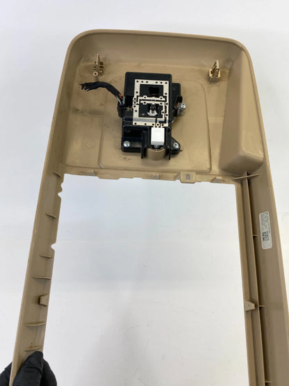 08-17 BUICK ENCLAVE UPPER REAR ROOF CONSOLE DVD SCREEN BEZEL TRIM ASSEMBLY