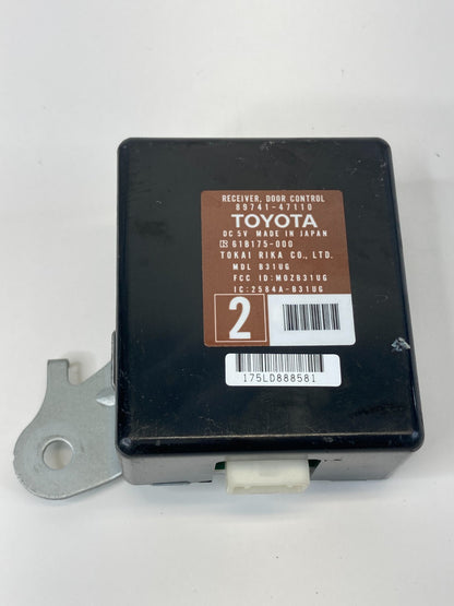2004-2009 Toyota Prius 1.5L L4 16V Receiver Door Control Module 89741-47110